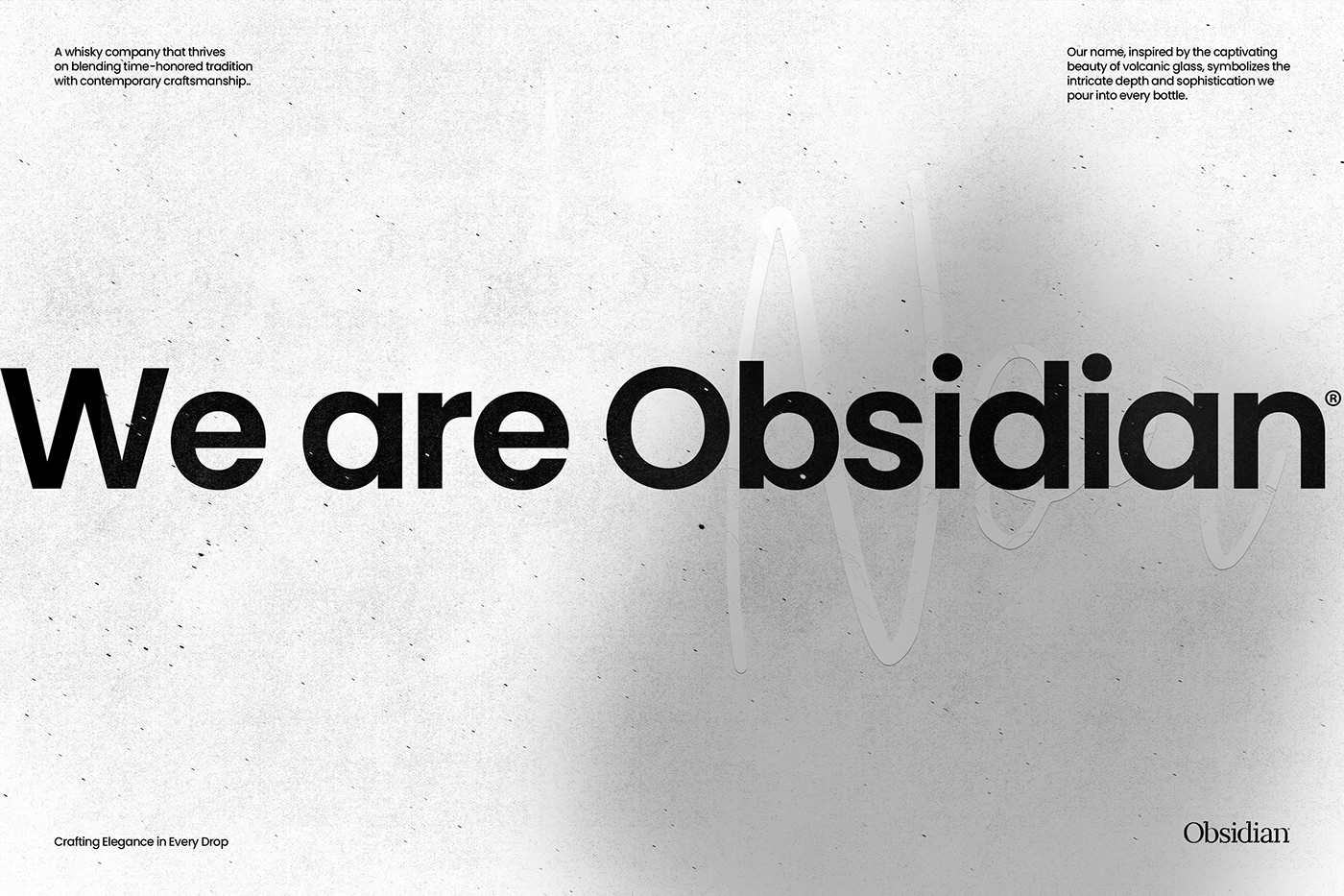 Artifact from the Packaging Design for Obsidian Noir Whisky article on Abduzeedo