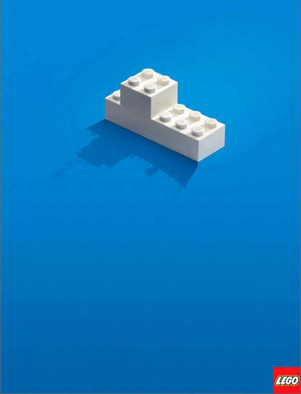 simple Lego ad