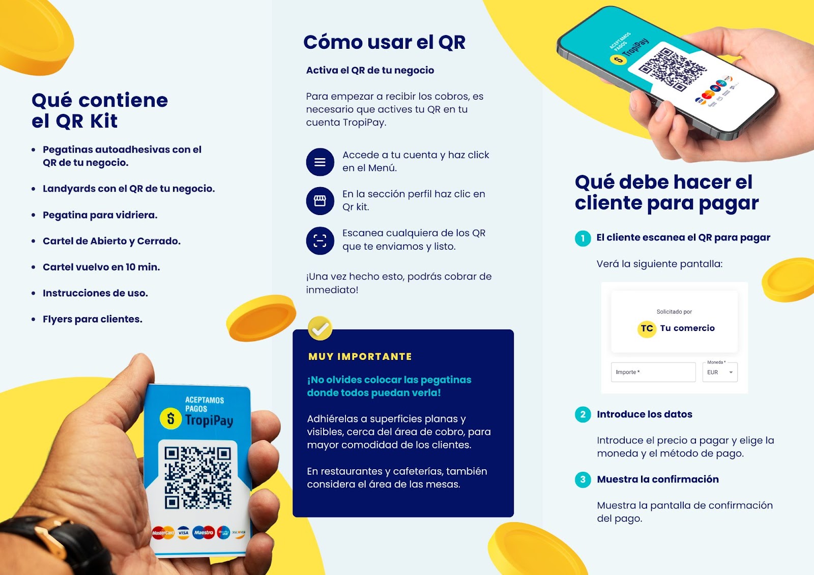 QR Kit de TropiPay