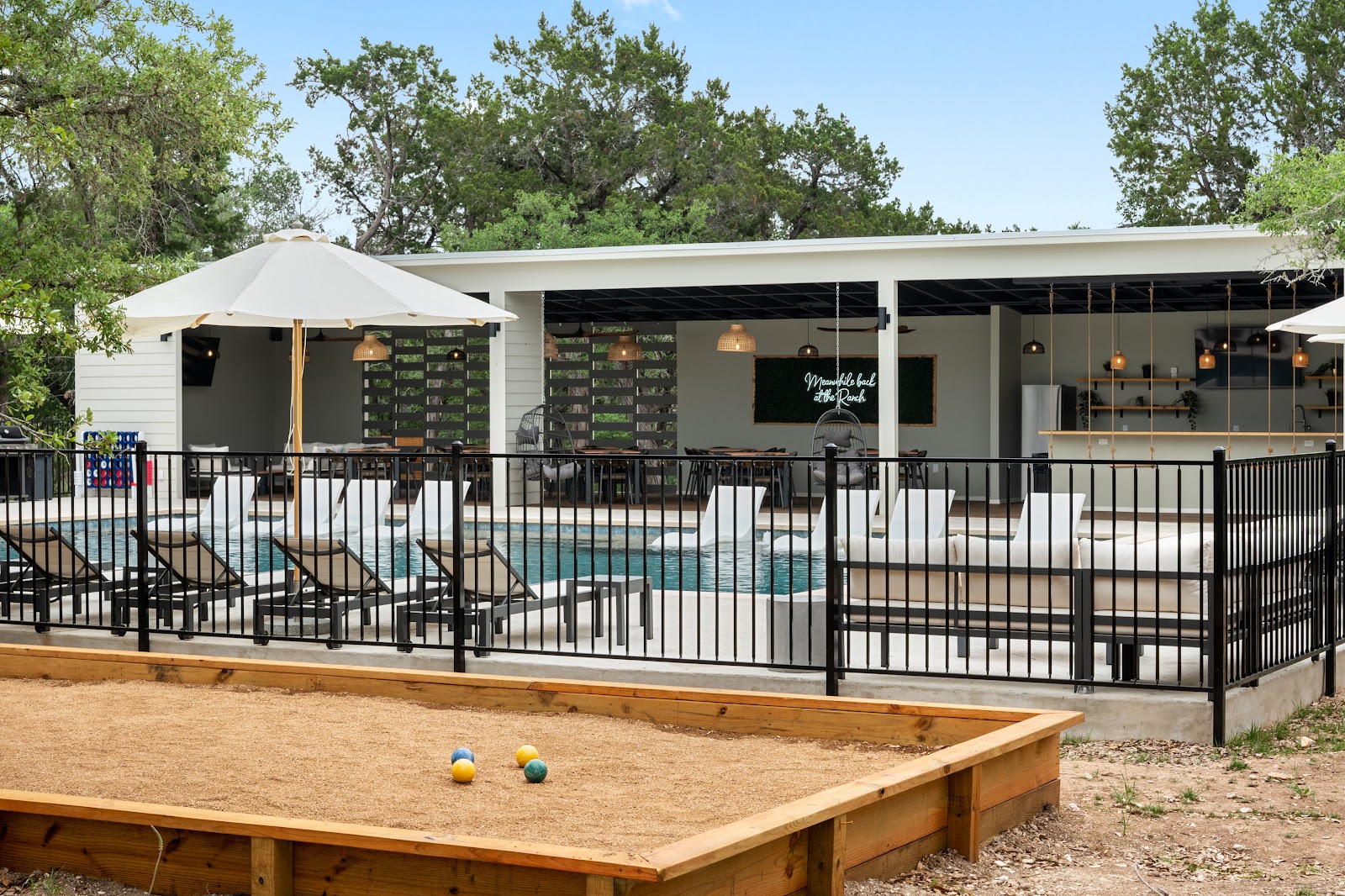 The Pool at the Cedars Ranch in Wimberley, Texas