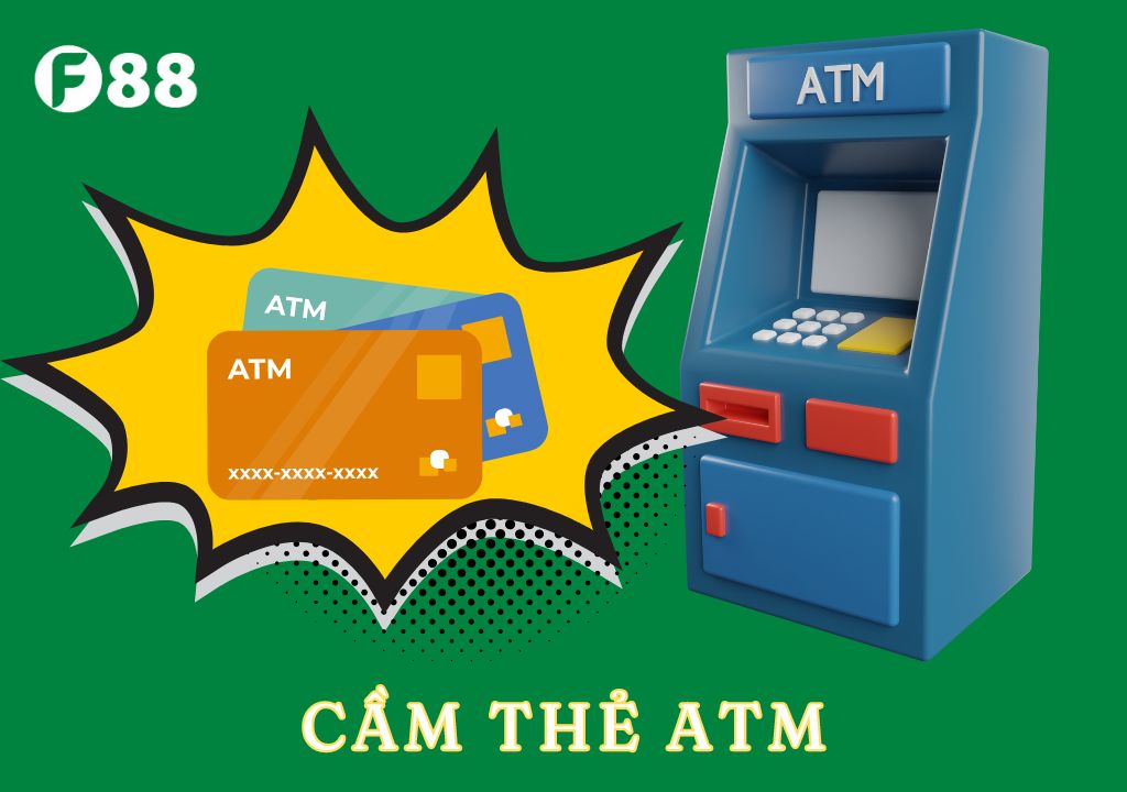 Cầm thẻ ATM