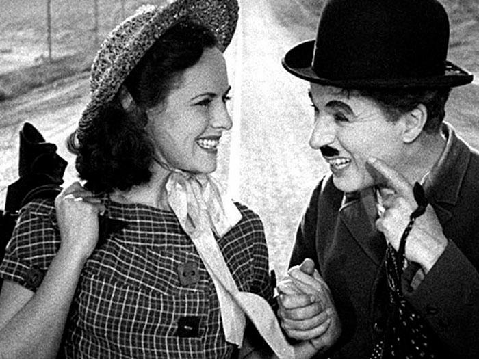 Chaplin en Tiempos modernos