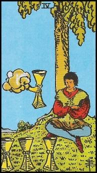 Significado de 4 de copas arcanos menores | Cups tarot, Rider waite tarot  decks, Tarot card meanings