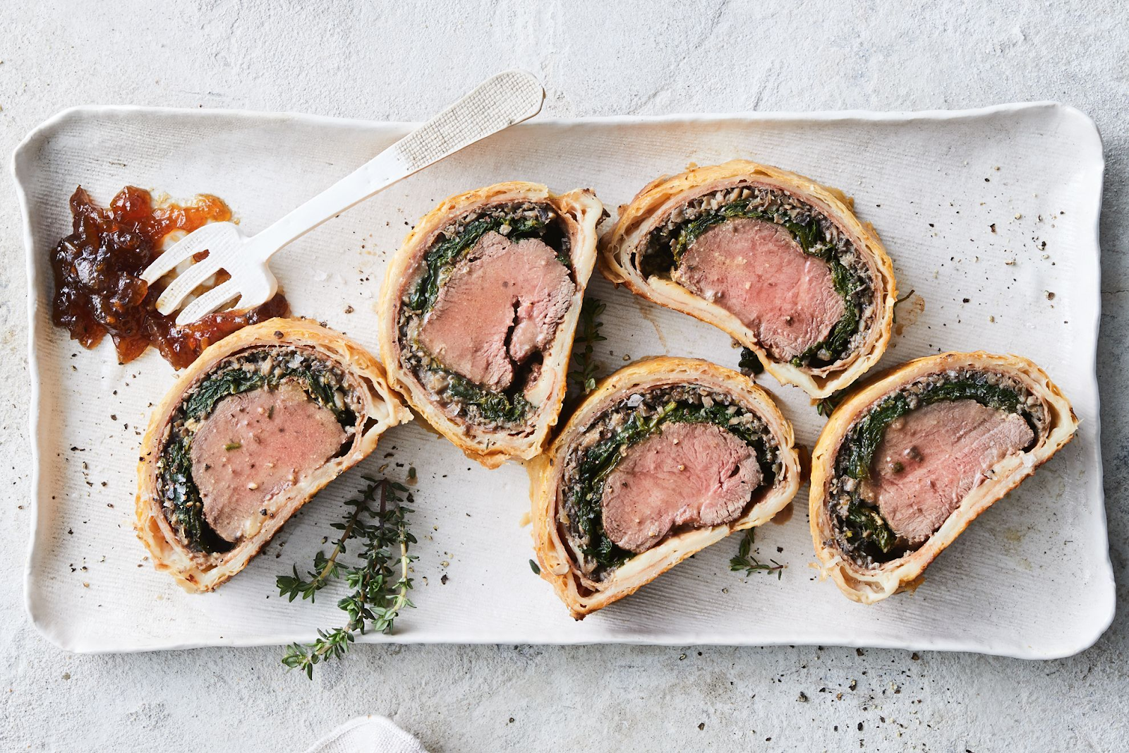 Mini beef wellington for new year menu ideas