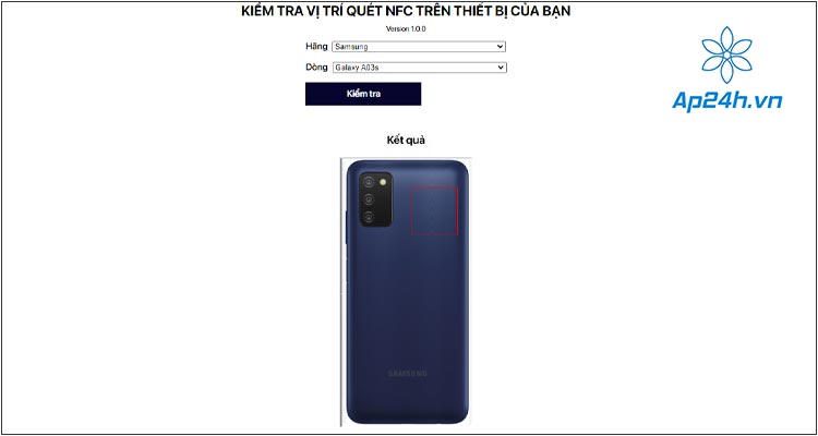 Cách xác định vị trí đọc NFC trên điện thoại