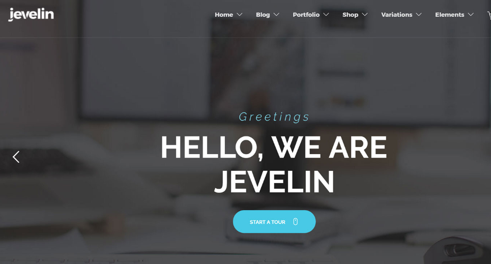 Jevelin aesthetic blog theme