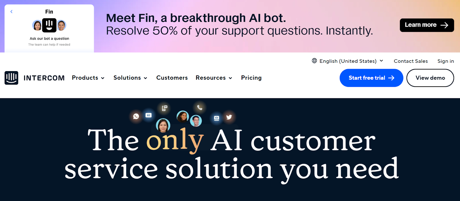 intercom ai chatbot