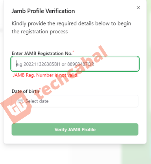 Verified steps with pictures to get the NELFUND student loan 2024 JAMB VERIFICATION ON NELFUND initial profiler creation process. 