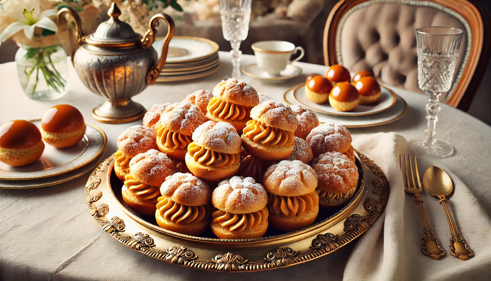 Dulce de Leche Cream Puffs