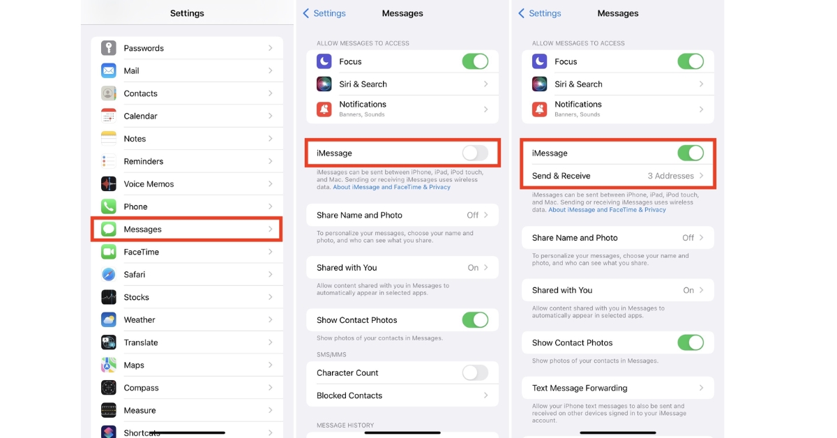 Understanding iMessage Notification Settings