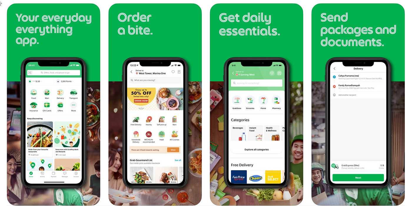 Grab Food Flutter App