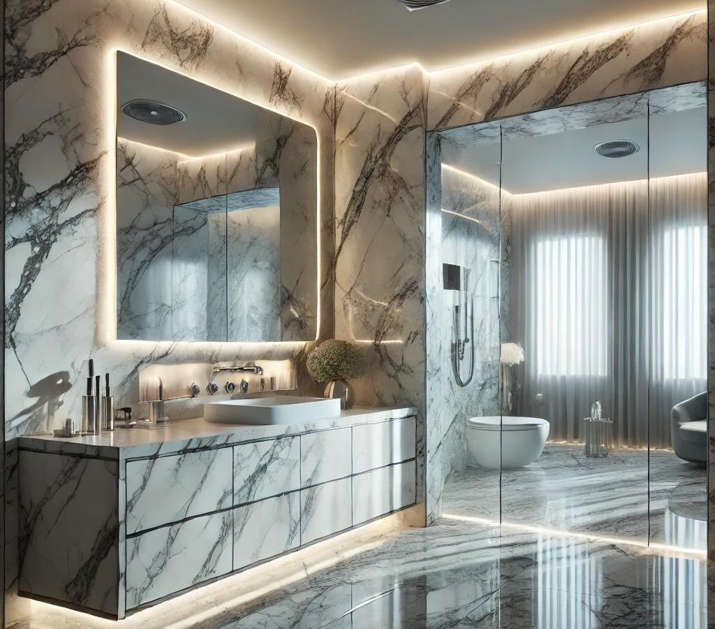 Lighting for Marble Bathrooms