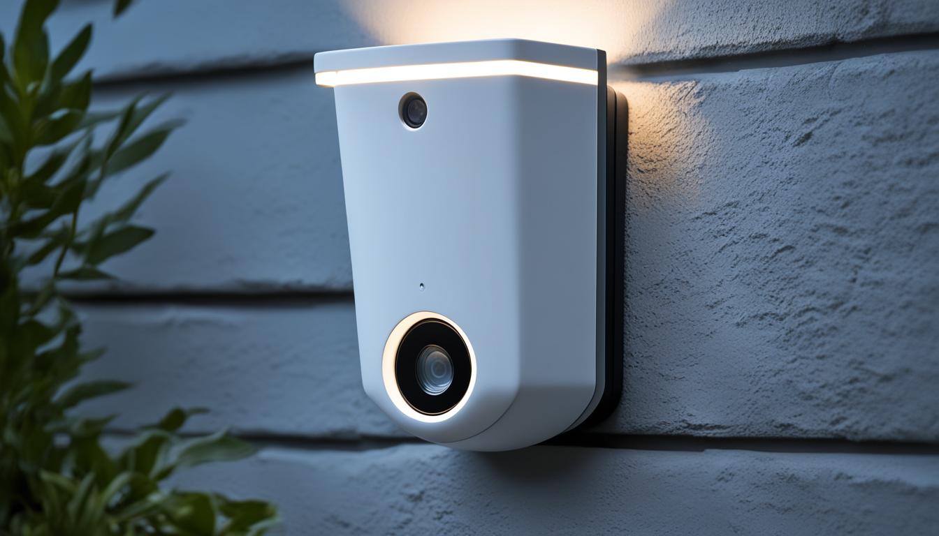 outdoor motion sensor light white