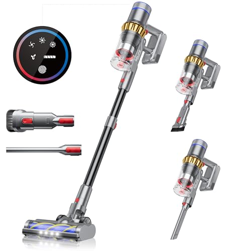 Belife Cordless Vacuum Cleaner, 38Kpa 450W Stick Vacuum Cleaners for ...