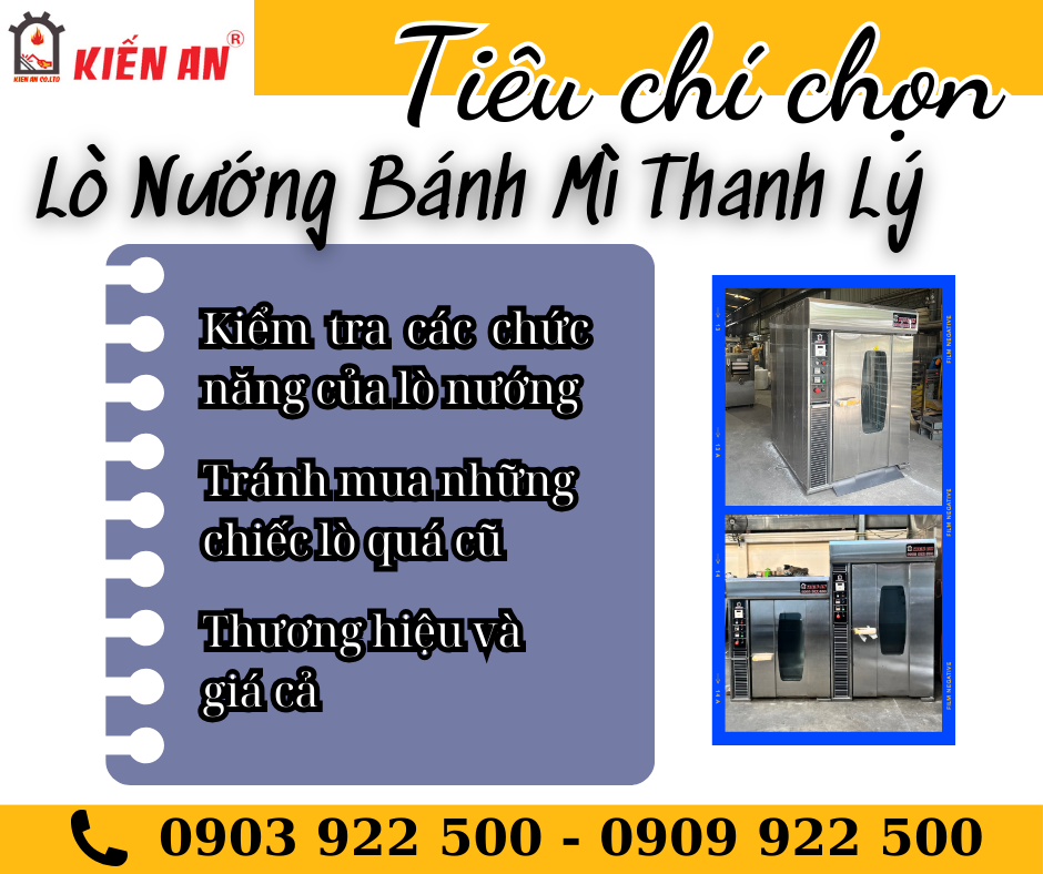 Tiêu chí chọn lò nướng thanh lý