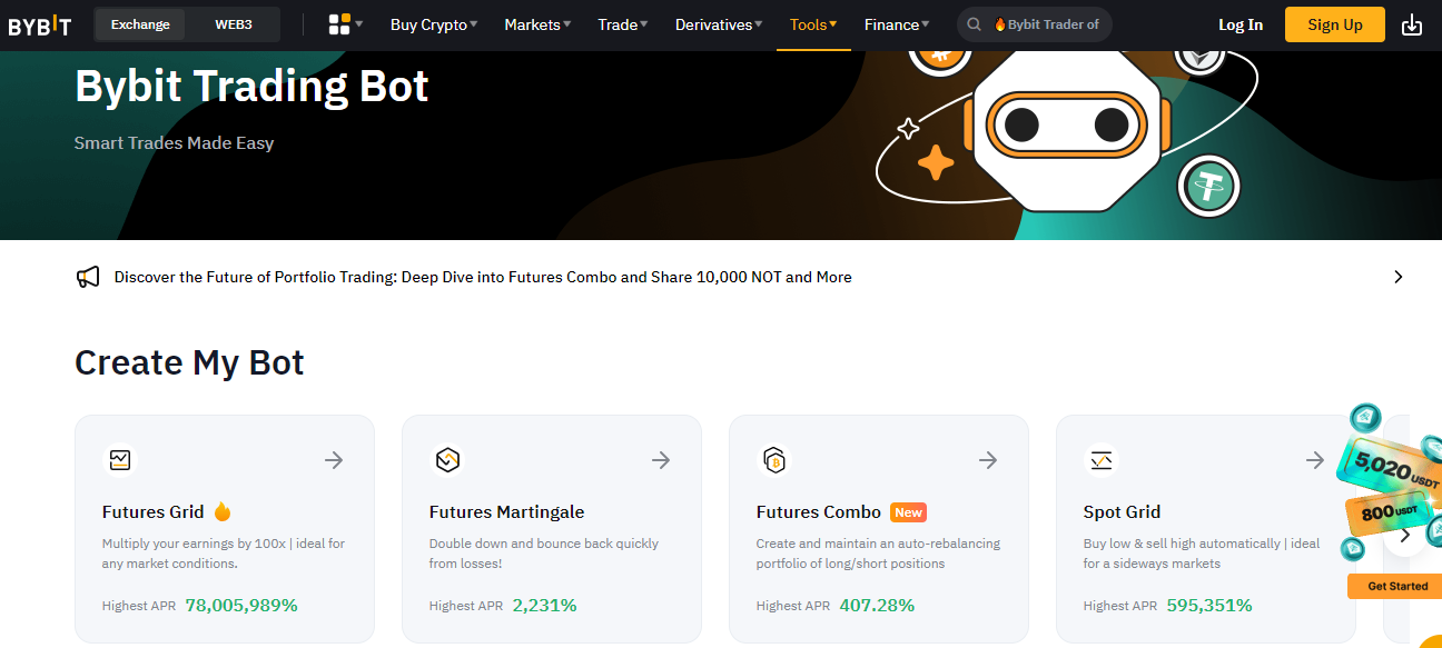 Bybit crypto trading bot