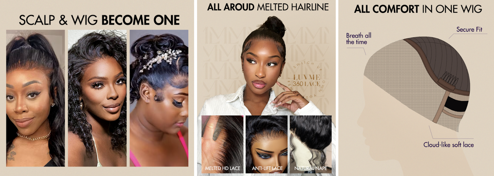BizWire Express > - Luvme Hair Introduces Versatile 360/Full Lace Wig  Collection