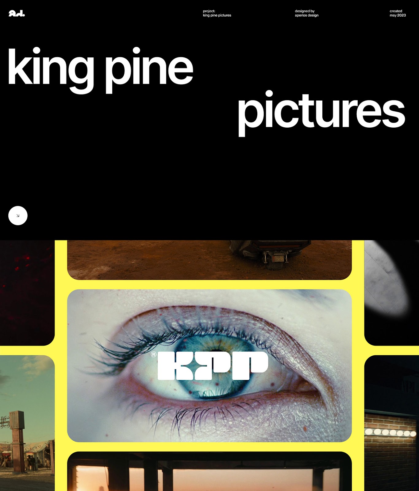 Artifact from the Redefining King Pine Pictures’ New Branding and Visual Identity article on Abduzeedo