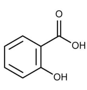 Vzorec kyseliy salicylové