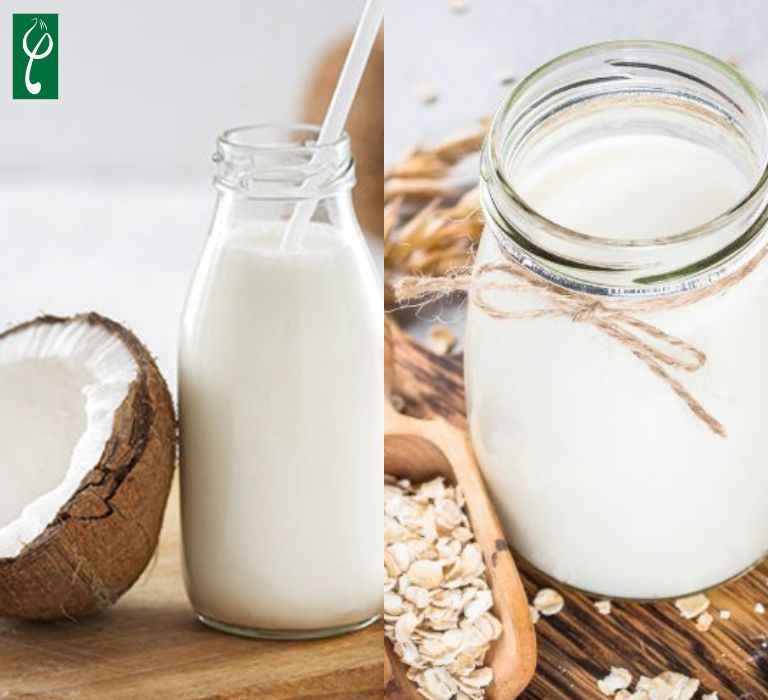 Chiết xuất sữa dừa và sữa yến mạch được ứng dụng phổ biến để gia công dầu gội