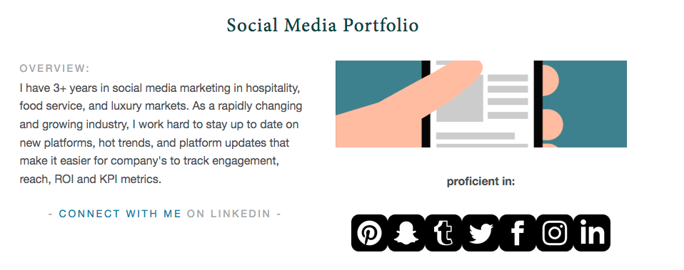 Contoh Portofolio Social Media Specialist