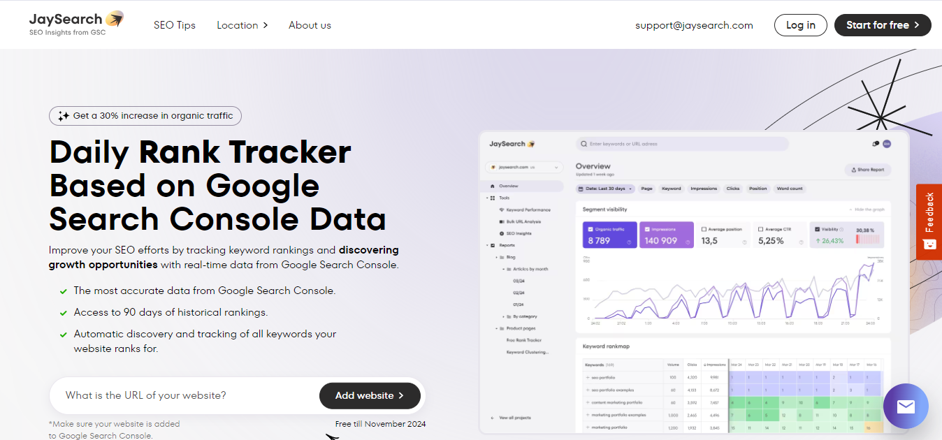 JaySearch Rank Tracker