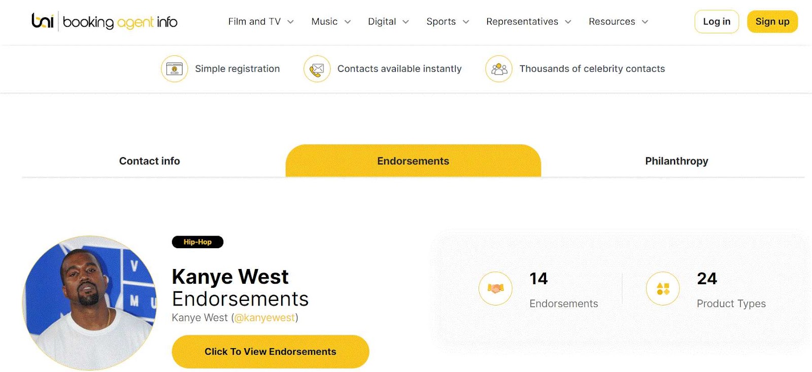 Kanye West Endorsements Deals