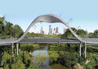 New Buffalo Bayou Bridge Will Encourage Tolerance of Houston | Swamplot