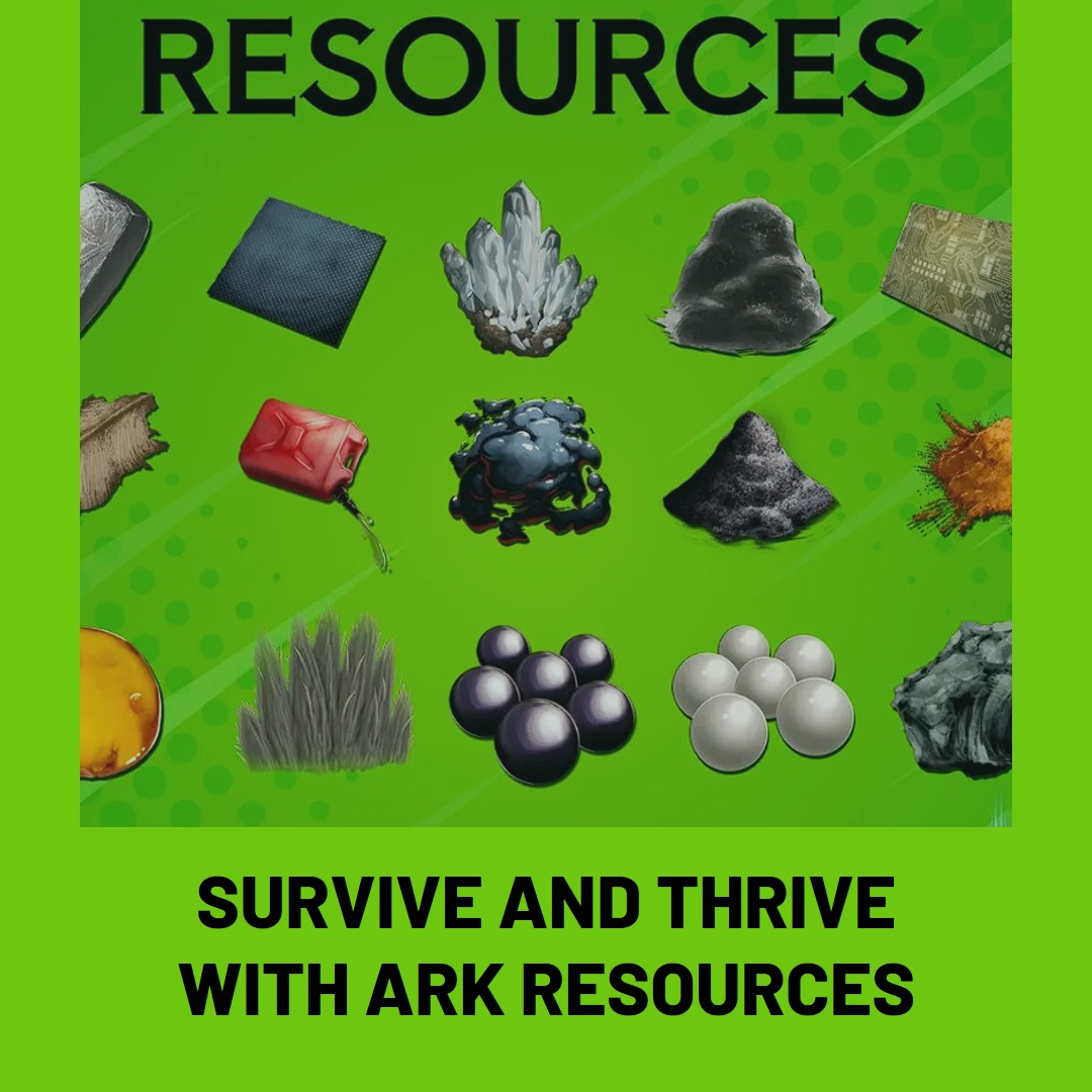 Ark Survival 2017 Resources icons