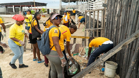 Hundreds of AXA Mansard employees volunteer sensitise public on the impact of waste on water with 