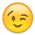 Winking Face Emoji (Apple/iOS Version)