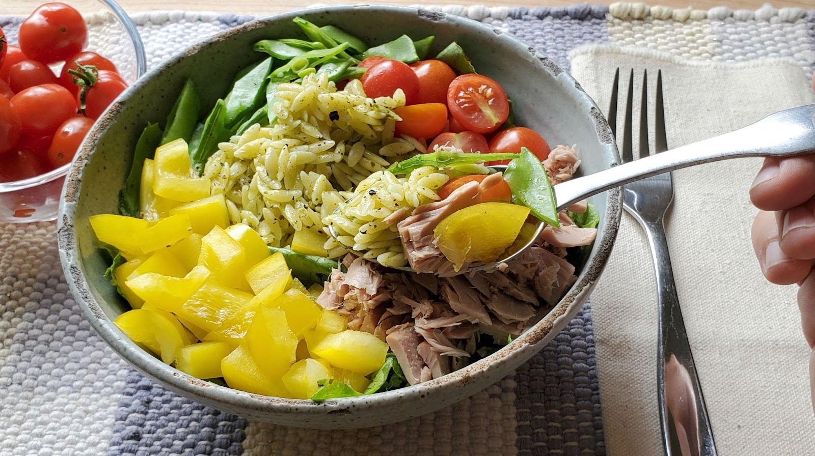 Salade repas d'orzo 