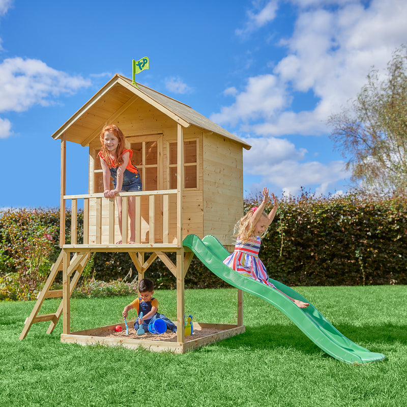 TP Hill Top Tower Wooden Playhouse with Slide - FSC<sup>®</sup> certified