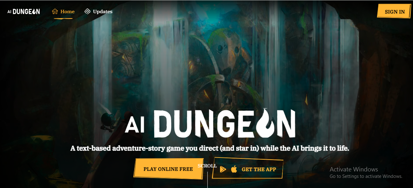 AI Dungeon the best AI Erotica generators