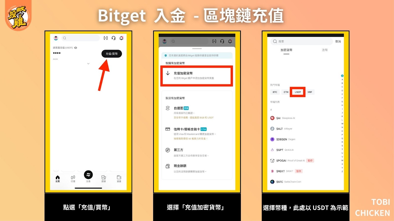 Bitget 交易所出入金教學：Bitget 入金教學、Bitget 出金詳細步驟