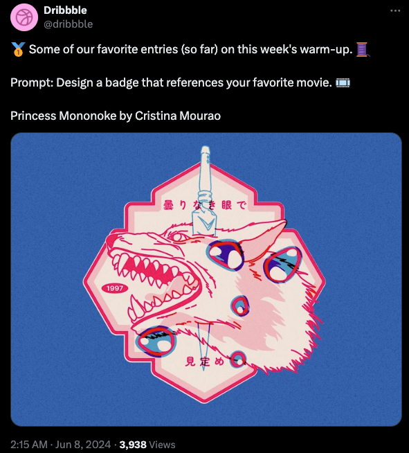 X thread from Dribbble