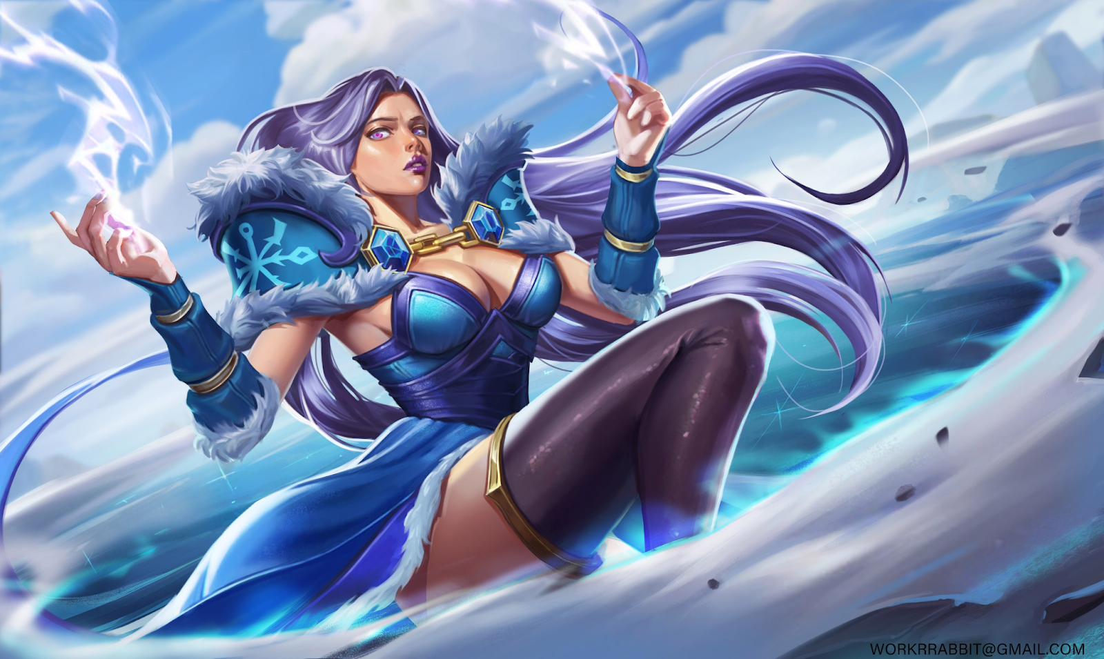 Crystal Maiden. Source: dotawallpapers.com 