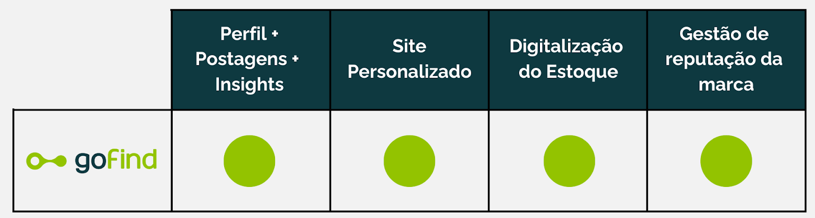 Gestão completa do Google Perfil de empresas.