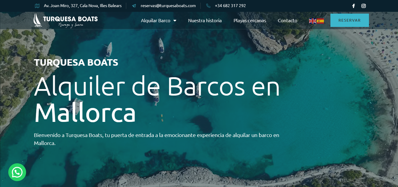 Explora paisajes únicos con barcos y navegación en Mallorca.
