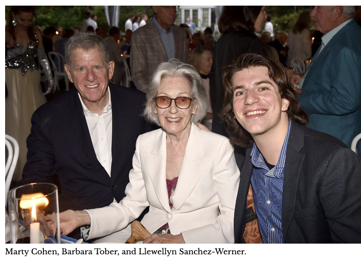 What to wear Guild Hall Gala.  New York Social Diary Marty Cohen, Barbara Tober, Liewellyn Sanchez-Werner.