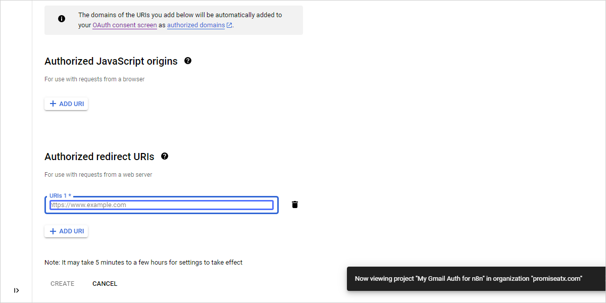 How to Create Google Mail API Credentials: A Comprehensive Guide Using n8n as a Use-Case