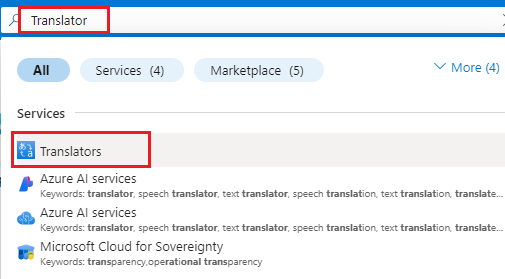 Open Azure Translators