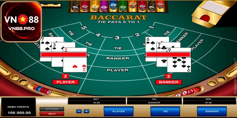 Baccarat vn88 quy định rất rõ thời gian đặt cược ở luật chơi