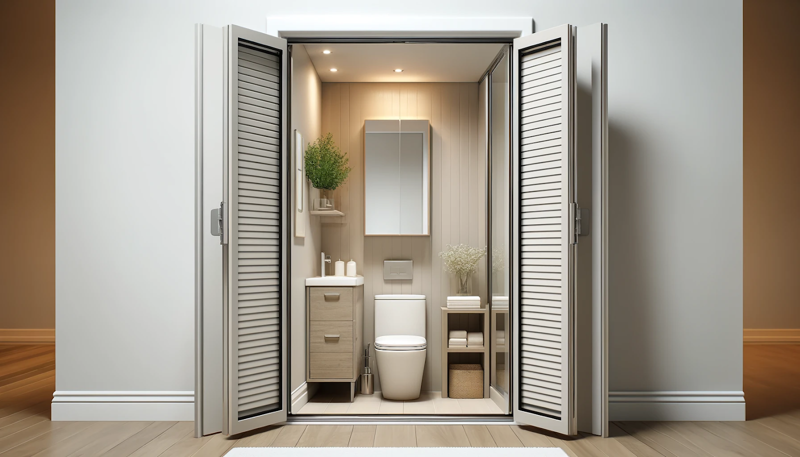 Benefits of Bifold Doors in Bathrooms
