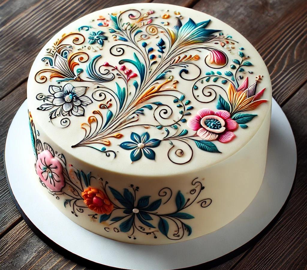 Hand-Painted Cakes: Edible Art