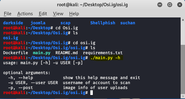 Osi.Ig – A OSINT Tool for Instagram in Kali Linux