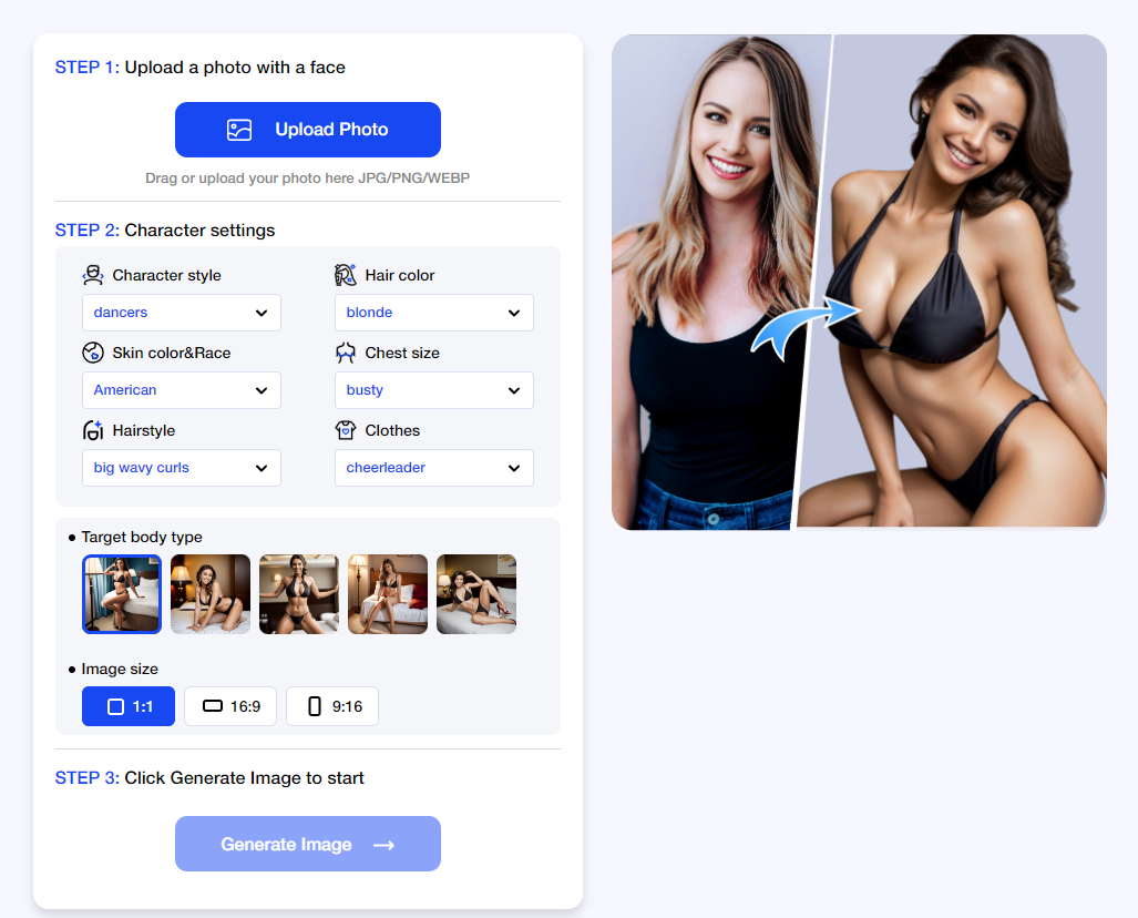 Create AI Porn Photos for Deepnude Fantasy