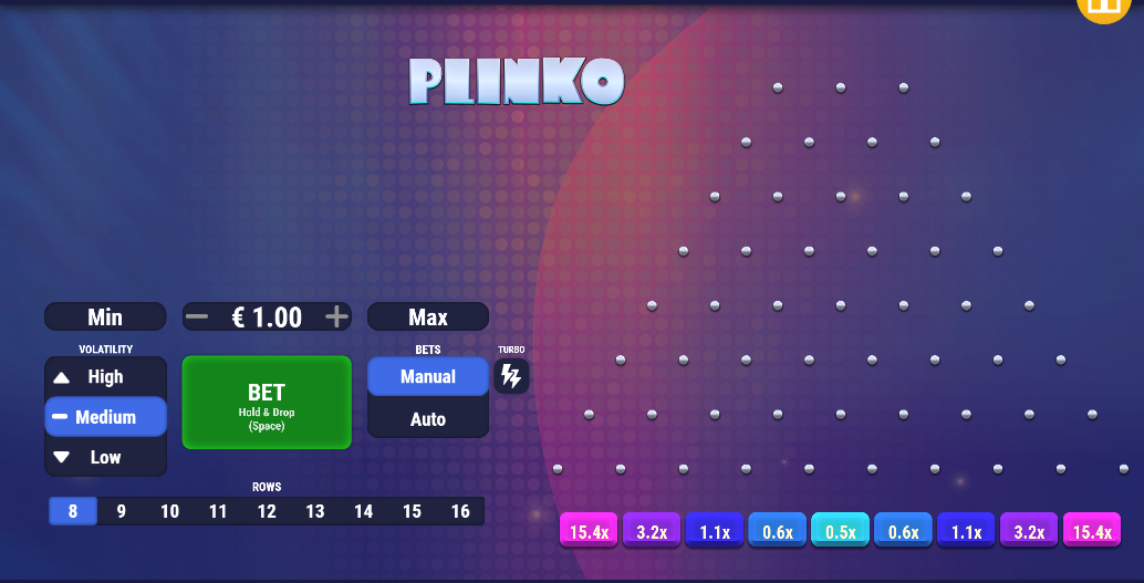 Jogar online Plinko