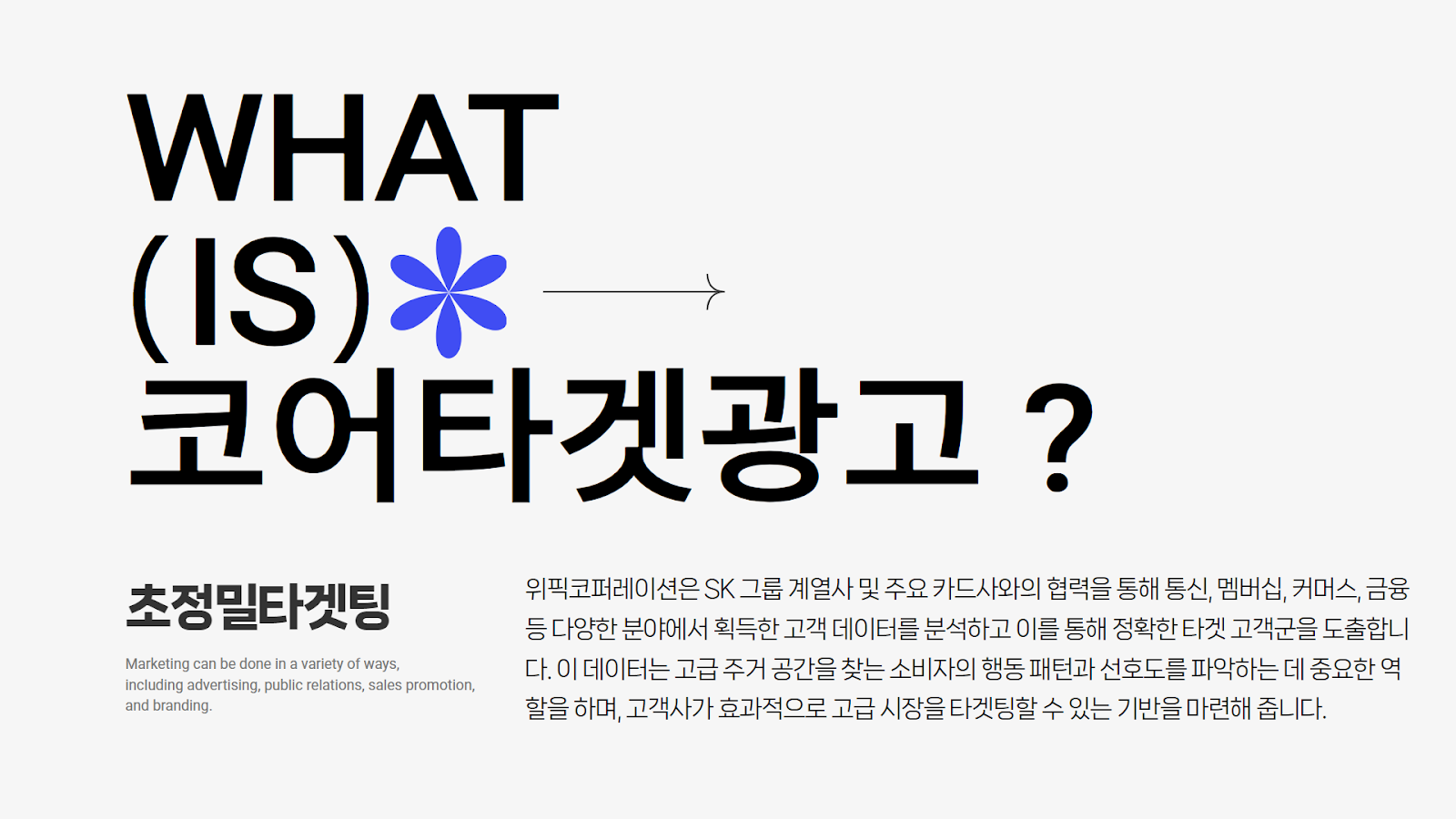 유학 박람회 코어타겟 광고