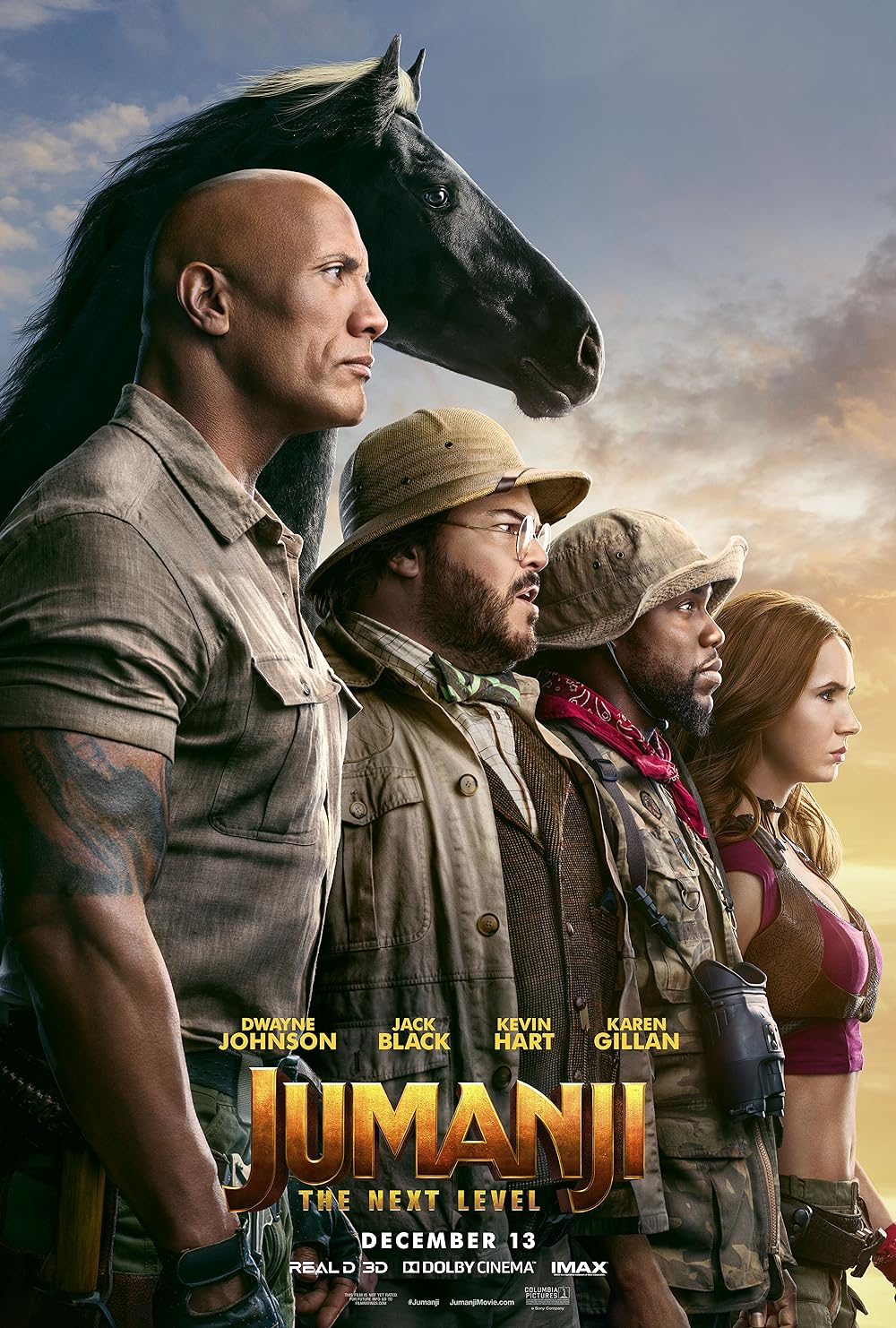 Jumanji: The Next Level- adventure fantasy movie list